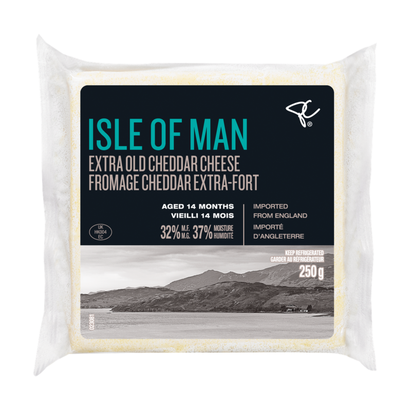 Isle Of Man Extra Old Cheddar Cheese Aged 14 Months
