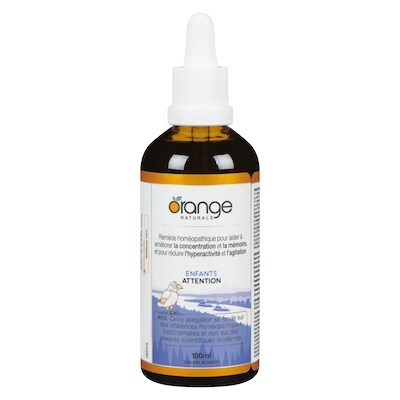 Orange Naturals Orange Naturals pour améliorer la concentration enfants 100 ml, 17,99 $/100ml