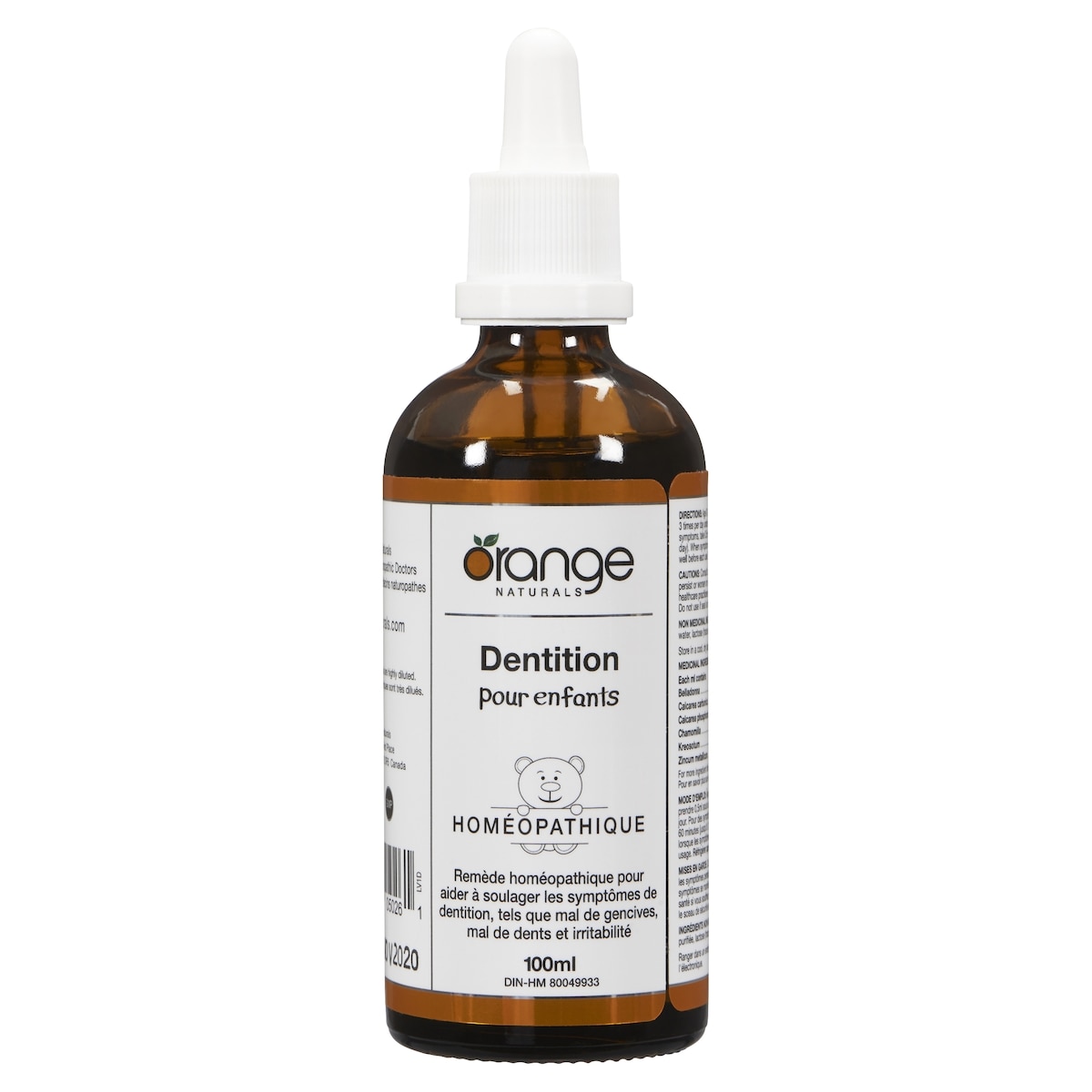 Orange Naturals Orange Naturals pour soulager les poussées dentaires enfants 100 ml, 17,99 $/100ml