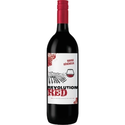 Revolution Vin rouge Revolution Red ICB (Pièce d’identité requise au moment du ramassage) 1 l, 1,30 $/100ml