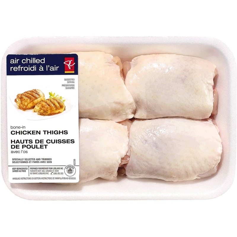 Air Chilled Chicken Thighs, Bone-in, Skin-on