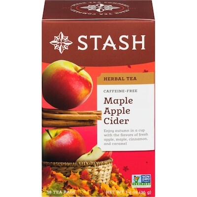 Stash Herbal Tea Caffeine-Free Maple Apple Cider 18 ea, $0.28/1ea