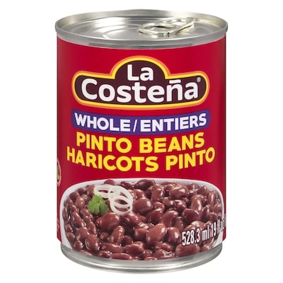 La Costena Haricots pinto entiers 540 ml, 0,70 $/100ml