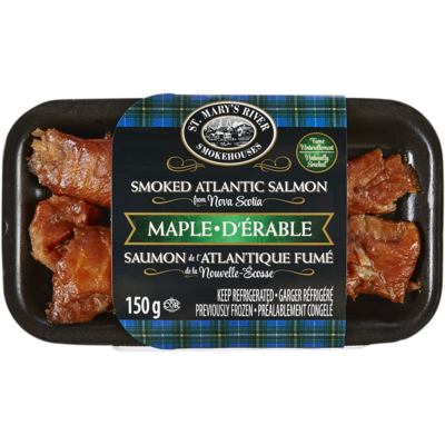 null Hot Smoked Salmon, Maple $60.61/1kg $27.50/1lb