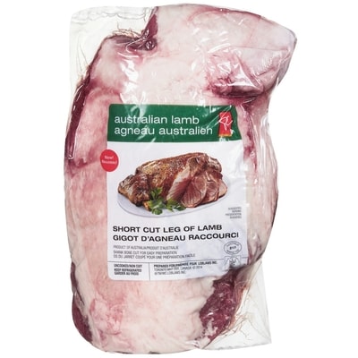 President's Choice Fresh Lamb Leg - Short Cut $24.21/1kg $10.98/1lb