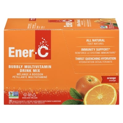Ener C 1000mg Vitamin C Drink Mix, Orange Flavor 30 ea, $0.63/1ea