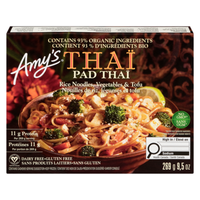 Amys Pad thaï 269 g, 3,16 $/100g