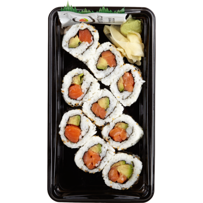 T&T Salmon Avocado Roll  (After 11am) 260 g, $3.46/100g