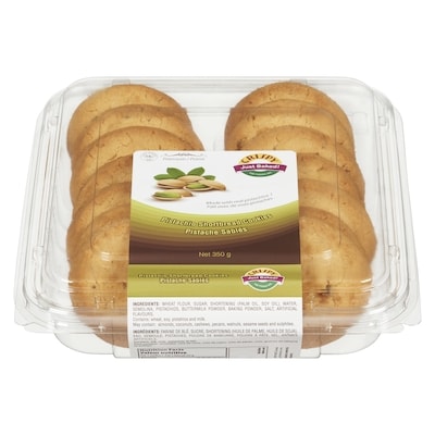 Crispy Sablés aux pistaches 0.35 kg, 0,86 $/100g