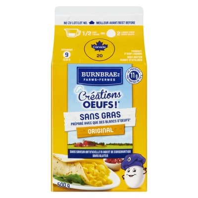 Les Fermes Burnbrae Egg Creations original 500 g, 1,10 $/100g