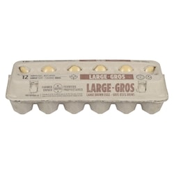 Nutri-Œuf Gros œufs bruns 12 ea, 0,48 $/1ch