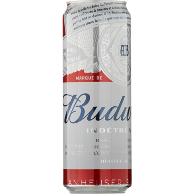 Budweiser Budweiser, canette (Pièce d’identité requise au moment du ramassage) 740 ml, 0,70 $/100ml
