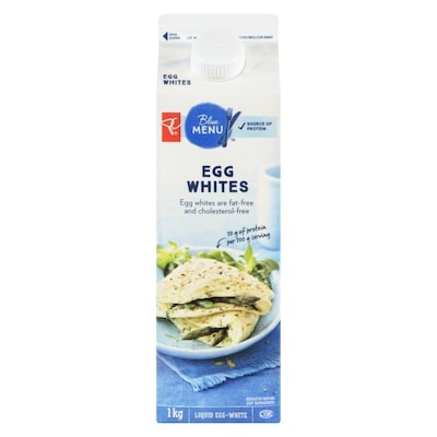 PC Blue Menu Egg Whites 1 kg, $0.55/100g