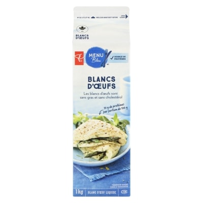 PC Menu Bleu Blancs d’œufs 1 kg, 0,95 $/100g
