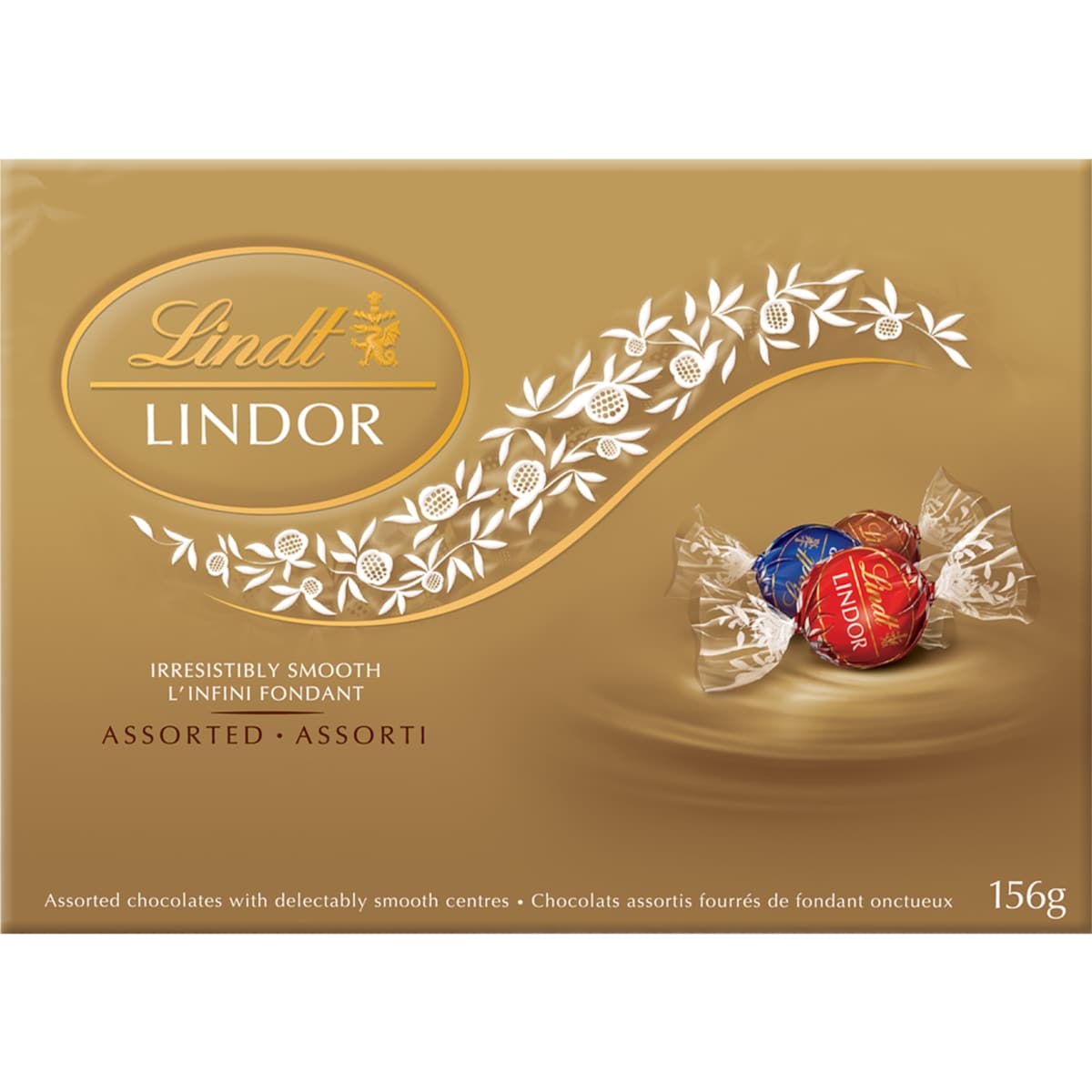 Lindt LINDOR Assorted Milk and Dark Chocolate Truffles Box 156 g, $9.61/100g