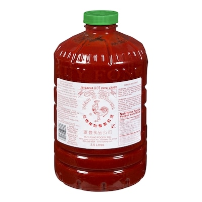 Huy Fong Sriracha Sauce 3500 ml, $0.86/100ml