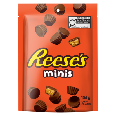 Reese’s Moules au beurre d’arachides minis 104 g, 3,84 $/100g