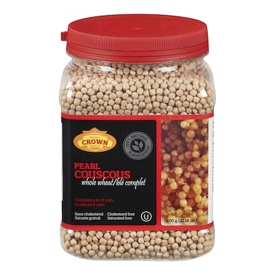 Crown Kosher Pearl Couscous, Whole Wheat 600 g, $1.42/100g
