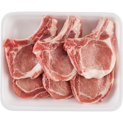 null Côtelettes de bout de côte de porc, format Club 13,32 $/1kg 6,04 $/1lb