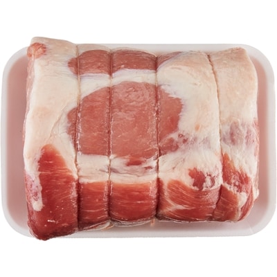 null Pork Loin Roast, Center Cut with Bone $7.72/1kg $3.50/1lb