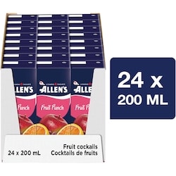 Allen’s Cocktail punch aux fruits 24x200.0 ml, 0,21 $/100ml