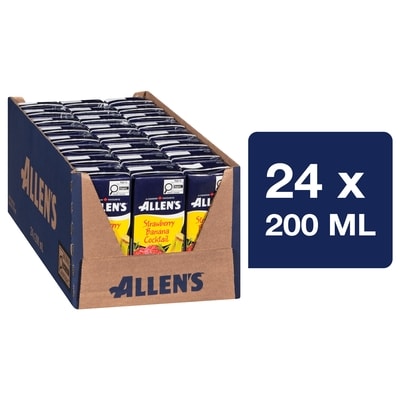 Allen's Strawberry Banana Cocktail 24x200.0 ml, $0.18/100ml