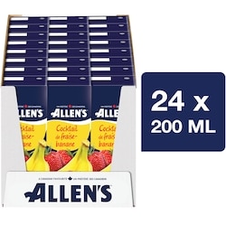 Allen’s Cocktail de fraise-banane 24x200.0 ml, 0,21 $/100ml