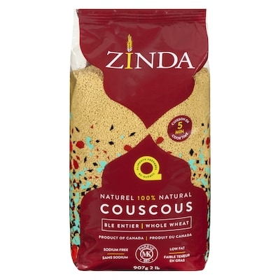 Zinda Whole Wheat Couscous 907 g, $0.33/100g