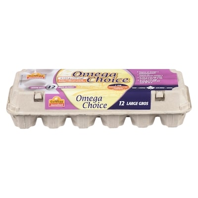 Goldegg Omega 3 White Eggs, Large 12 ea, $0.58/1ea