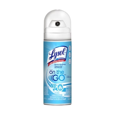 Lysol Disinfectant Spray, Crisp Linen, Disinfect and Eliminate Odours on Hard Surfaces & Fabrics 539 g, $1.85/100g