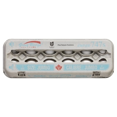 Gray Ridge Grade A Eggs, Super Extra-Large 12 ea, $0.47/1ea