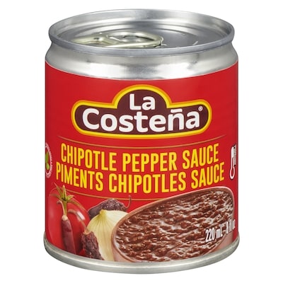 La Costena Piments chipotle en sauce 200 ml, 1,14 $/100ml