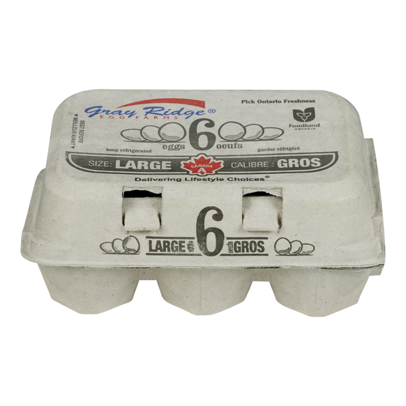 Gray Ridge White Eggs, Large - 6 ea | Zehrs