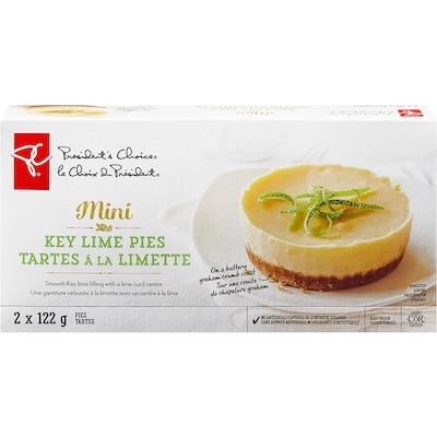 President's Choice Mini Key Lime Pies 243.8 g, $2.06/100g
