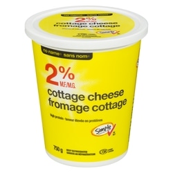 Sans Nom Fromage cottage, 2 % M.G. 750 g, 0,93 $/100g