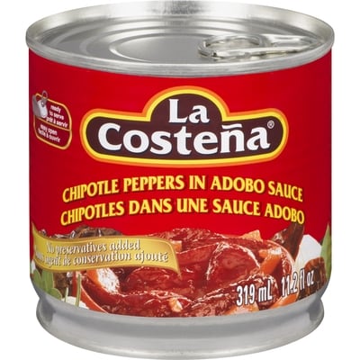 La Costena La Costeña Chipotles dans une Sauce Adobo 380 ml, 1,71 $/100ml