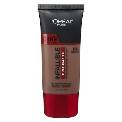 L'Oreal Paris Infallible Pro-Matte Foundation 114 Rich Chocolate 1 ea, $24.52/1ea
