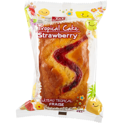T&T Gâteau tropical aux fraises 180 g, 1,11 $/100g