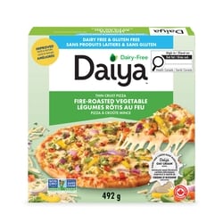 Daiya Pizza aux légumes rôtis au feu sans produits laitiers 492 g, 2,34 $/100g