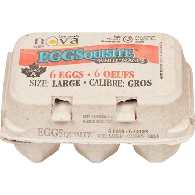 NBB Eggs White Eggs 6 ea, $0.55/1ea
