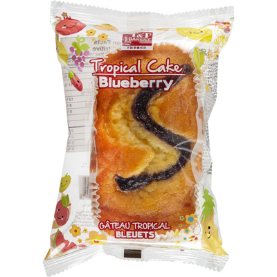 T&T Gâteau tropical aux bleuets 180 g, 1,11 $/100g