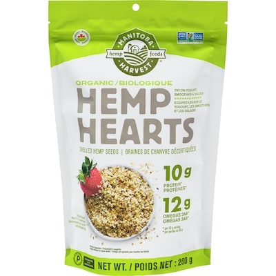 Manitoba Harvest Graines de chanvre biologiques 200 g, 6,25 $/100g