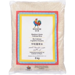 Rooster Medium Grain Calrose Rice 8 kg, $0.24/100g