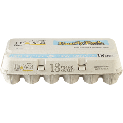 NBB Eggs White Eggs, Extra Large Family Pack 18 ea, $0.46/1ea