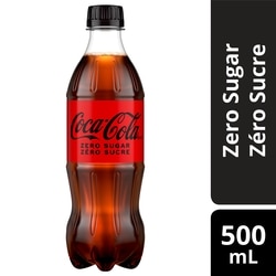 Coca-Cola Cola Zero Sugar Bottle 500 ml, $0.56/100ml
