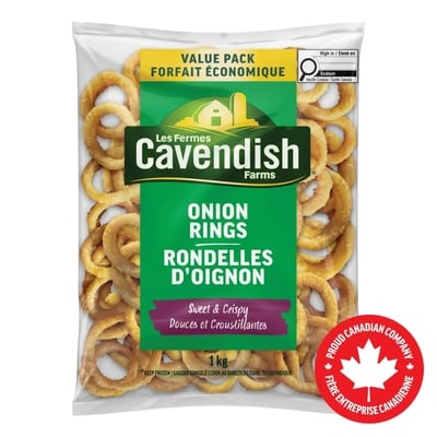 CAVENDISH FARMS Value Pack Sweet & Crispy Onion Rings 1 kg, $1.00/100g