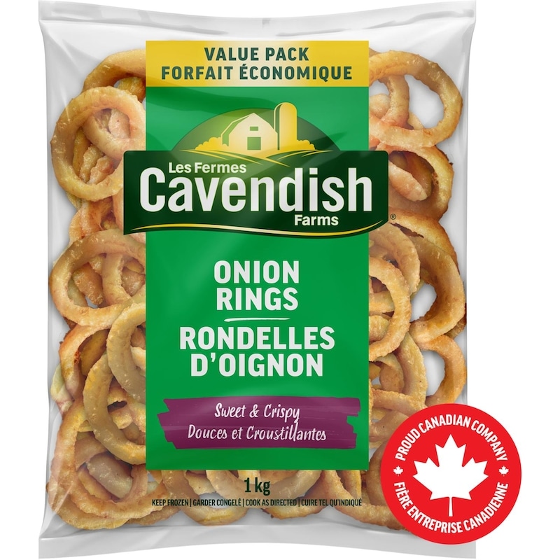 CAVENDISH FARMS Value Pack Sweet & Crispy Onion Rings - 1 kg | Zehrs