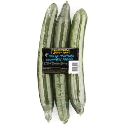 Délices du Marché Concombre anglais 3 ea, 2,00 $/1ch