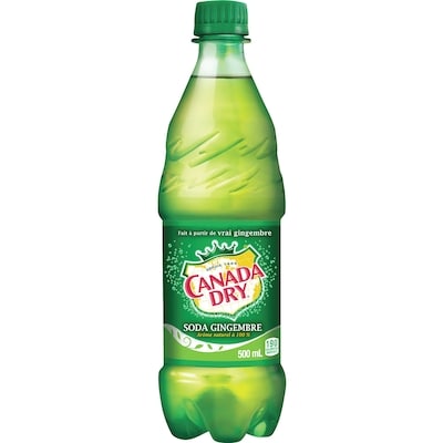 Canada Dry Soda gingembre, bouteille 500 ml, 0,66 $/100ml
