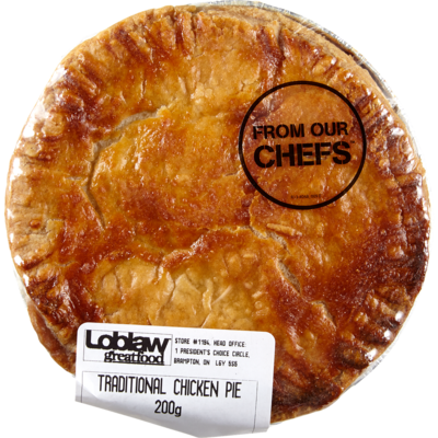 From Our Chefs Traditional Chicken Pie 200 g, $2.50/100g
